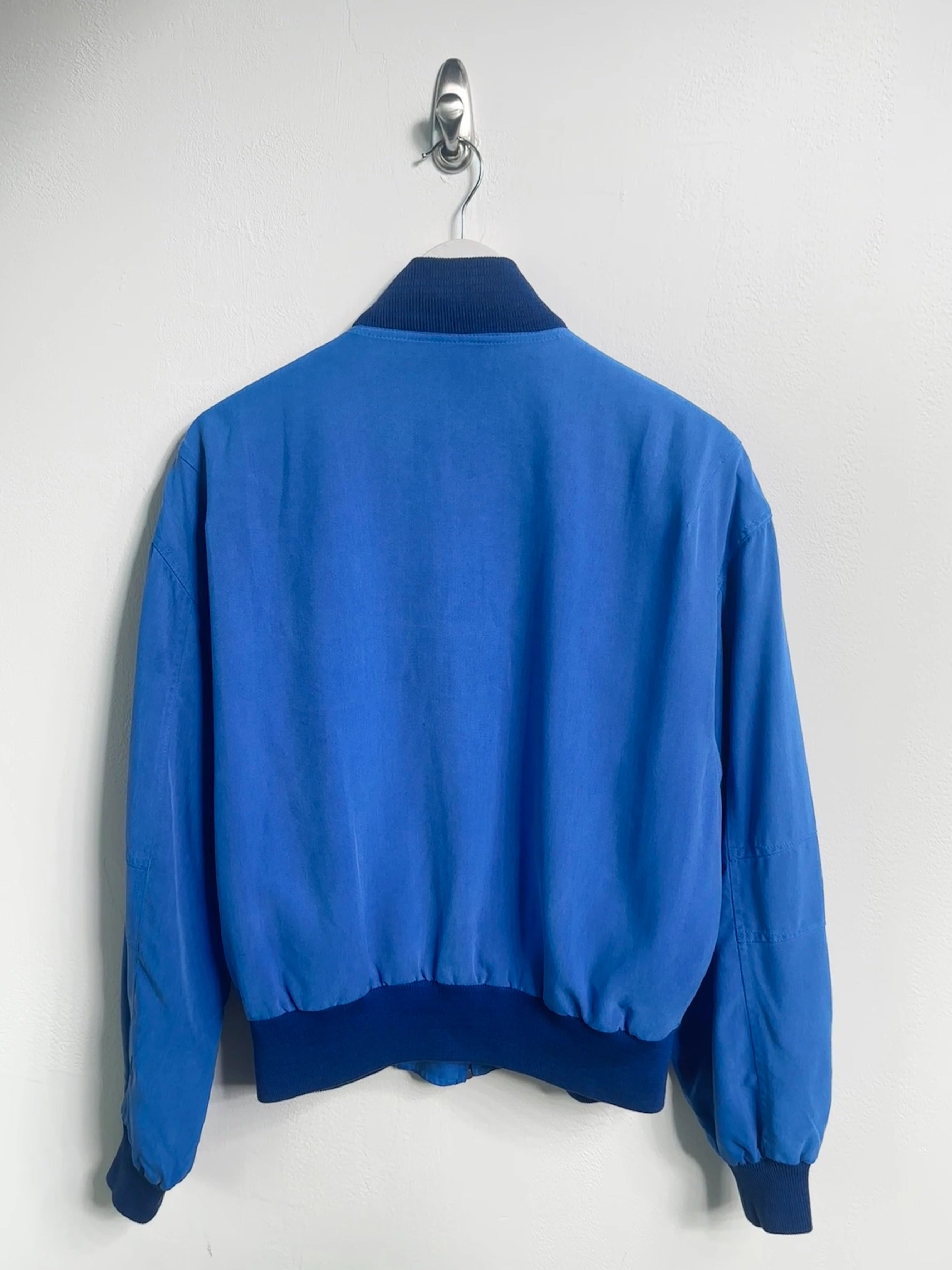 CLAUDE MONTANA - 1980s SILK BOMBER JACKET