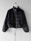 ARMANI JEANS - 2000s CROP FIT GLITTER PUFFER  BOMBER JACKET