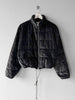 ARMANI JEANS - 2000s CROP FIT GLITTER PUFFER  BOMBER JACKET