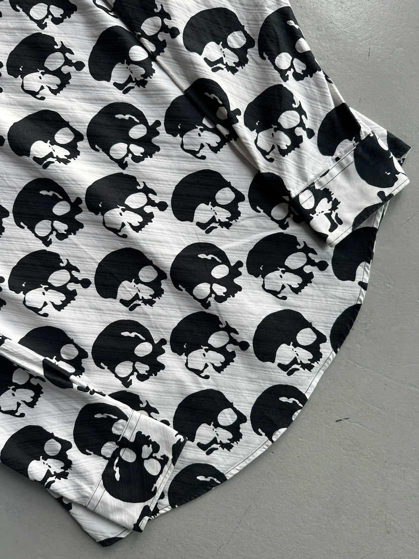 COMME DES GARÇONS SHIRT - S/S 2011 ALL OVER SKULL PRINT LONG SLEEVE SHIRT