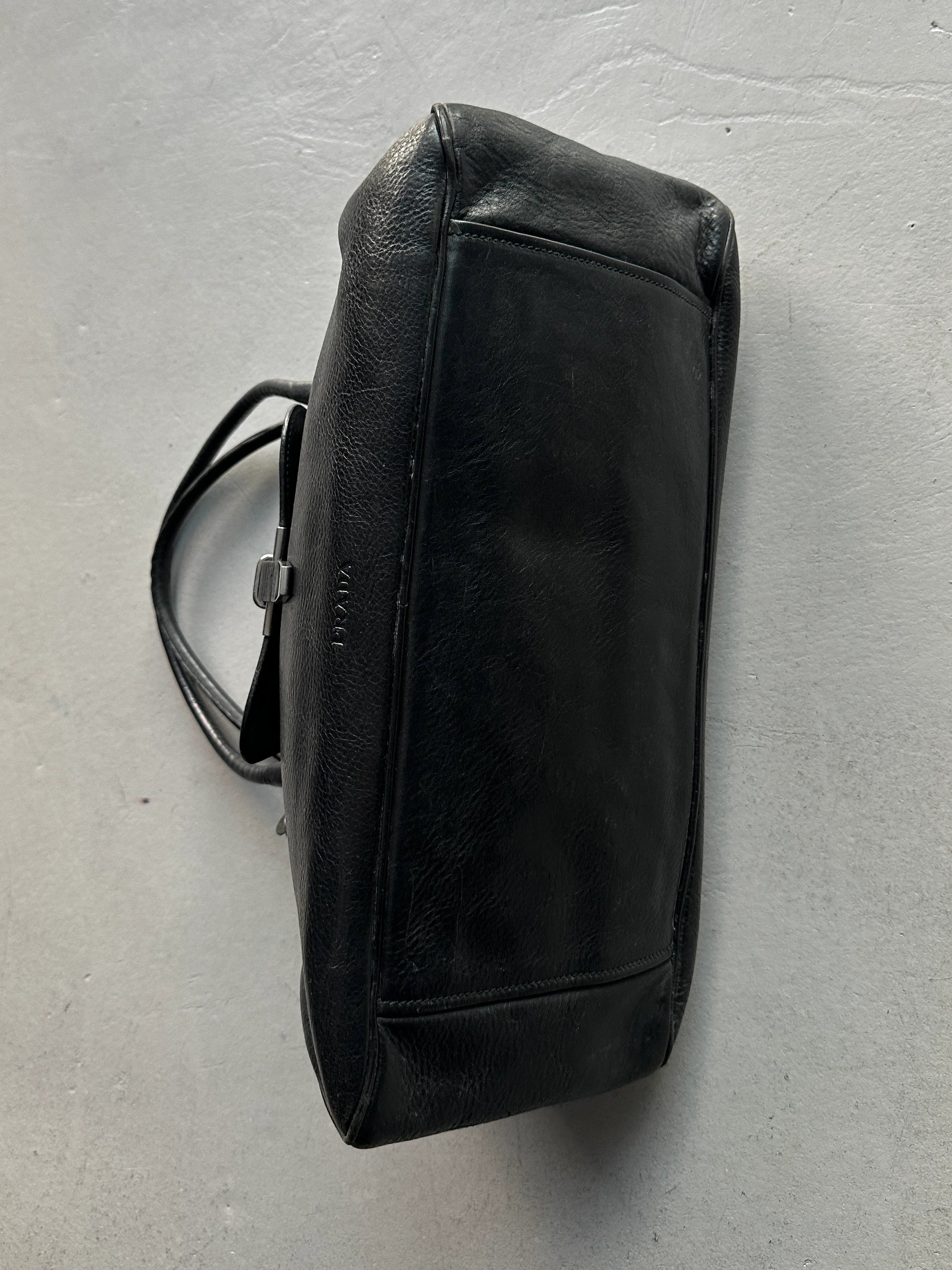 PRADA - A/W 2001 BOSTON LEATHER BAG