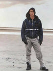 ARMANI JEANS F/W 1993 2 IN 1 BONDAGE DENIM JACKET GILET