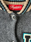 HYSTERIC GLAMOUR  - 2000s CHUNKY KNIT VARSITY CARDIGAN
