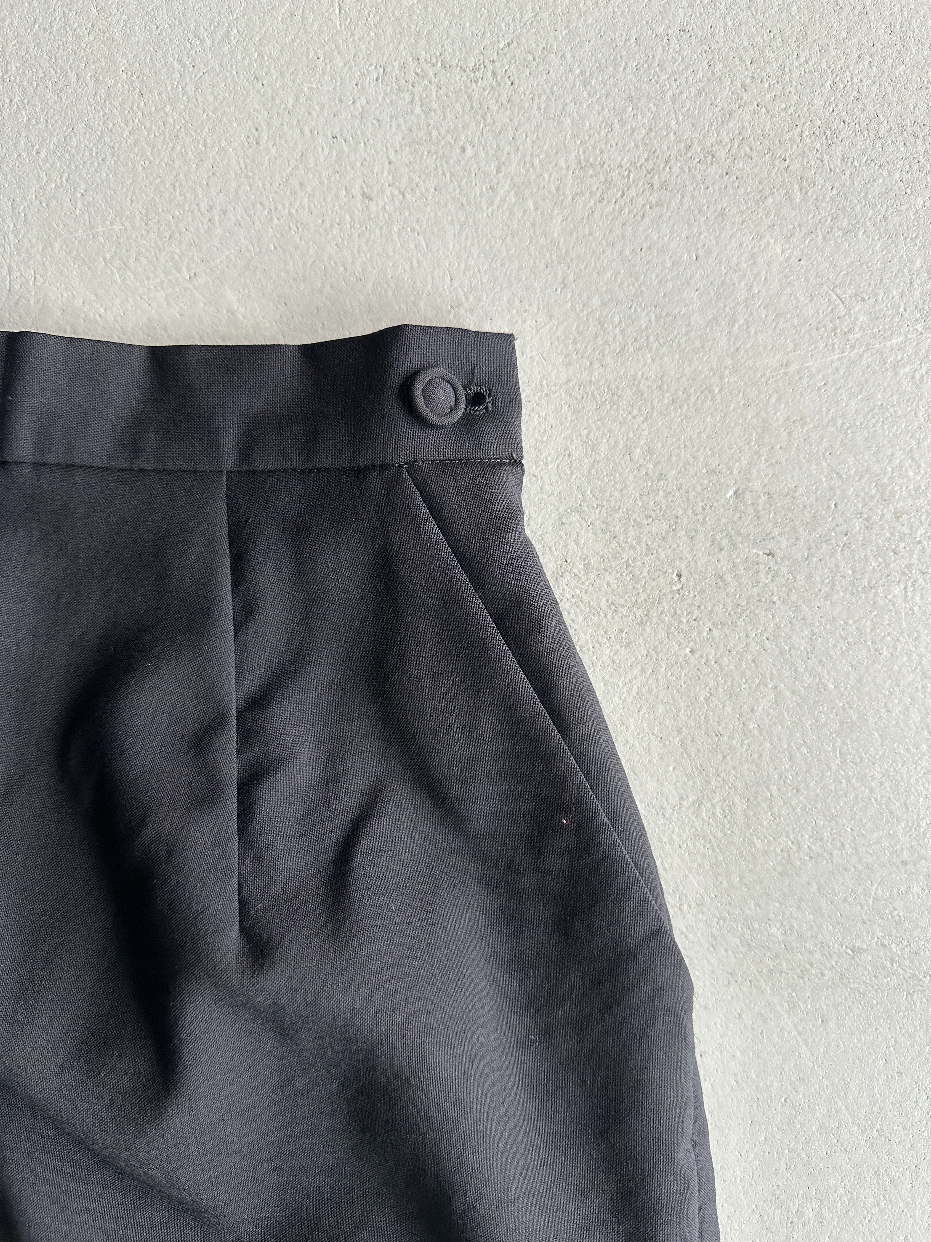 ISSEY MIYAKE IS X TSUMORI CHISATO - 1980s WOOL SUIT BLAZER AND MINI SKIRT