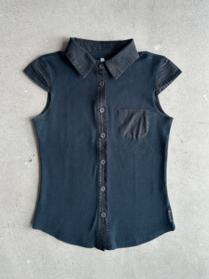 ARMANI JEANS - 1990s POLO TOP