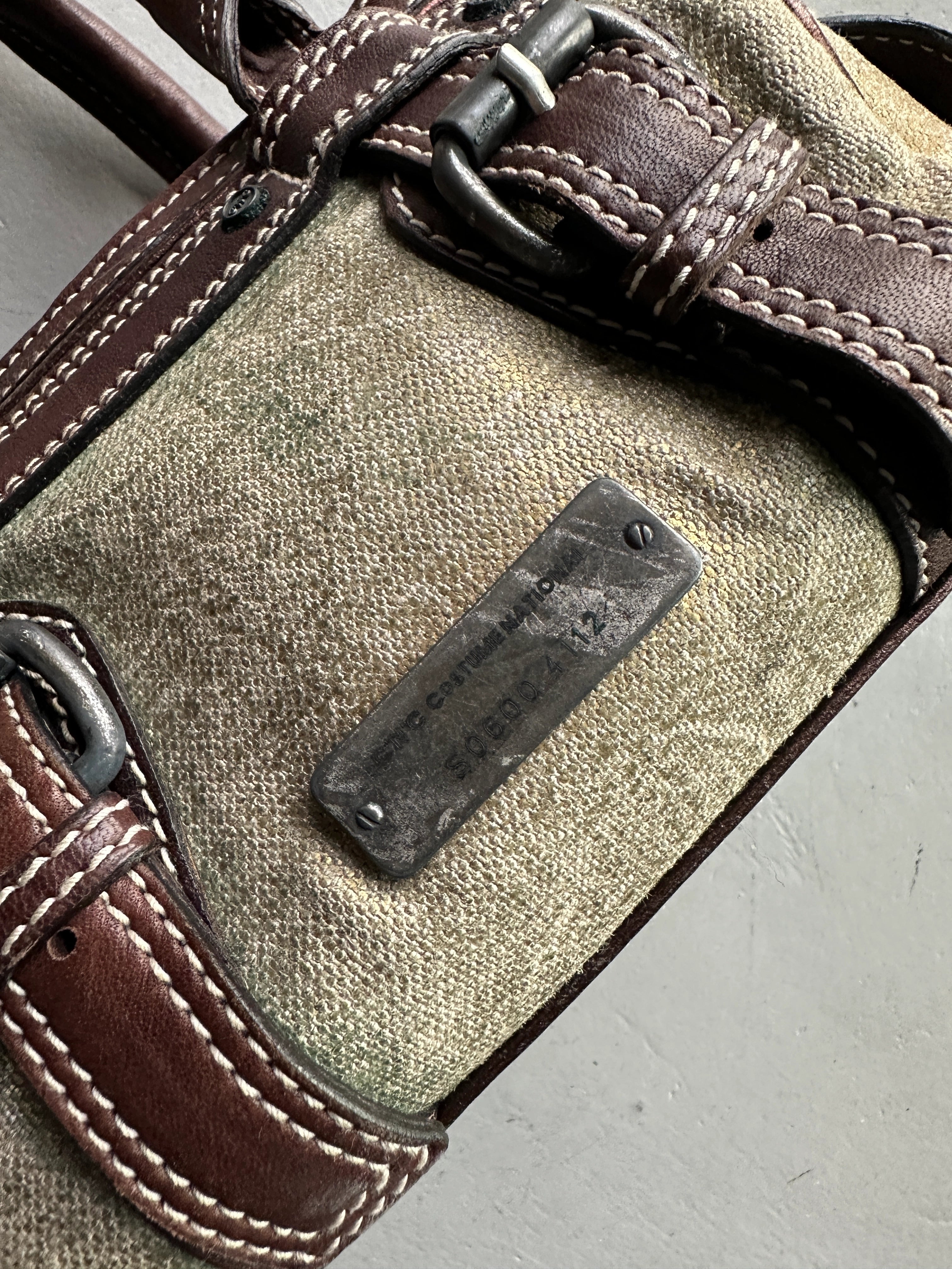 C'N'C COSTUME NATIONAL - S/S 2006 TRIPLE COMPARTMENT STRUCTURED MINI BAG