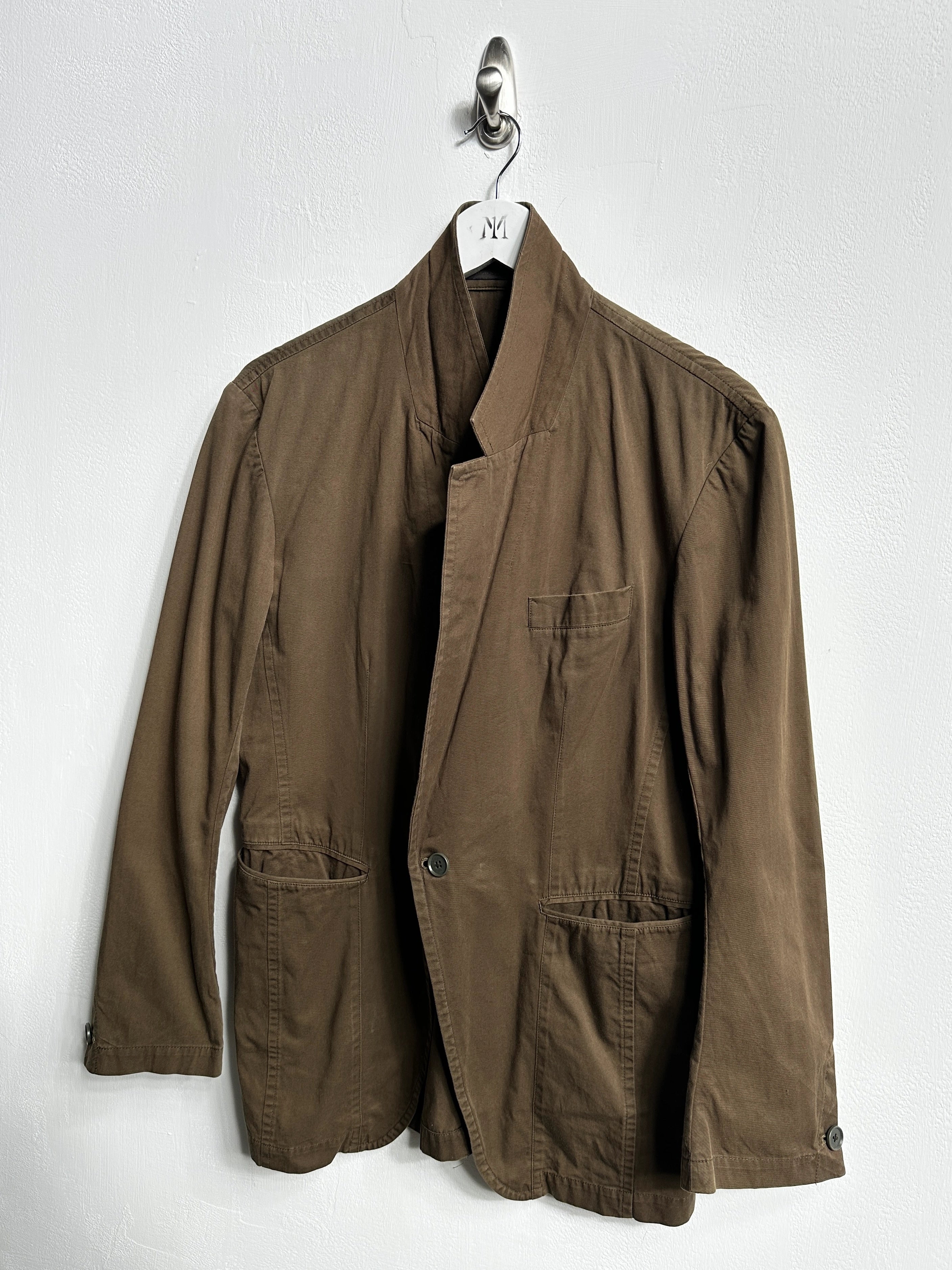 YOHJI YAMAMOTO Y'S - S/S 2007 PANELED COTTON BLAZER
