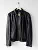 VERSUS VERSACE - early 2000s REMOVABLE COLLAR LEATHER JACKET