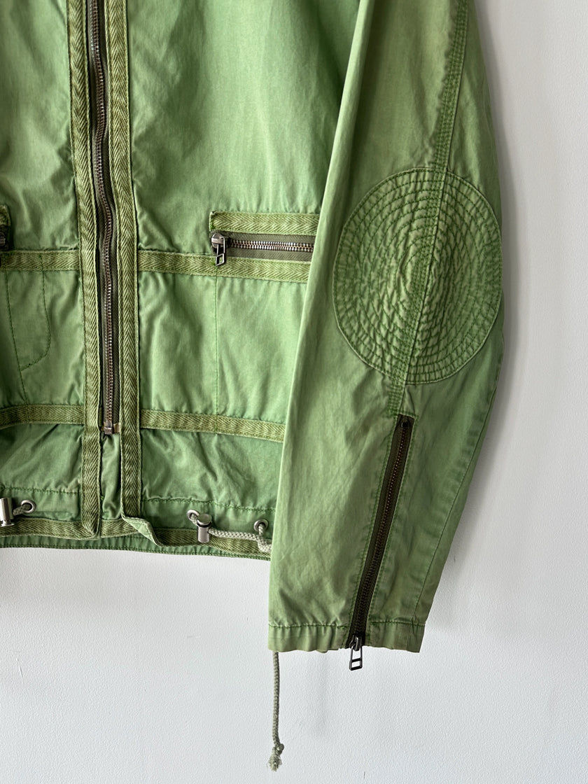 SABOTAGE - 2000s DYED TECHNICAL JACKET WITH WRAP AROUNT POCKET PANEL