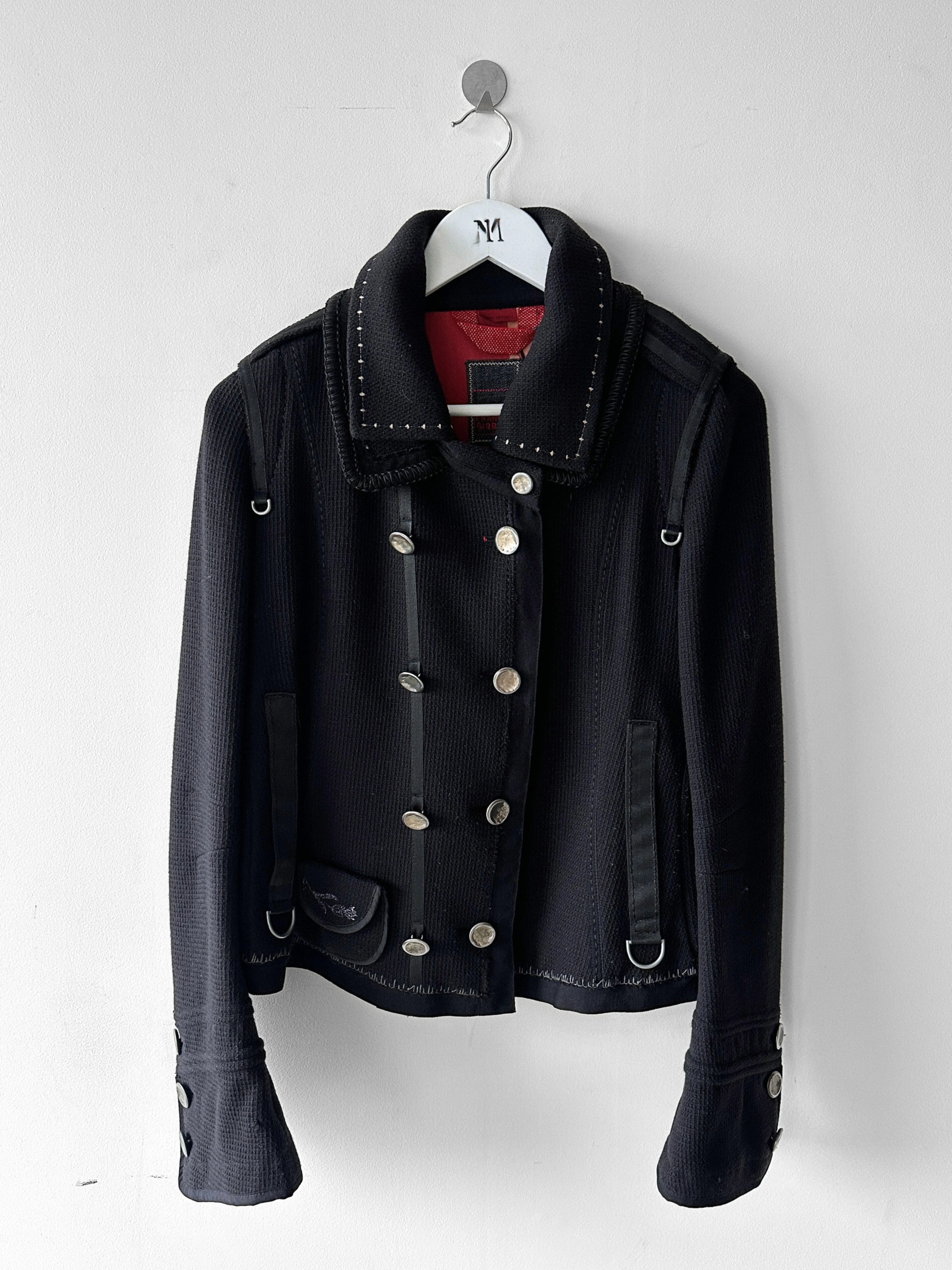 MARITHÉ + FRANÇOIS GIRBAUD - F/W 2006 DOUBLE BREASTED TEXTURED WOOL JACKET