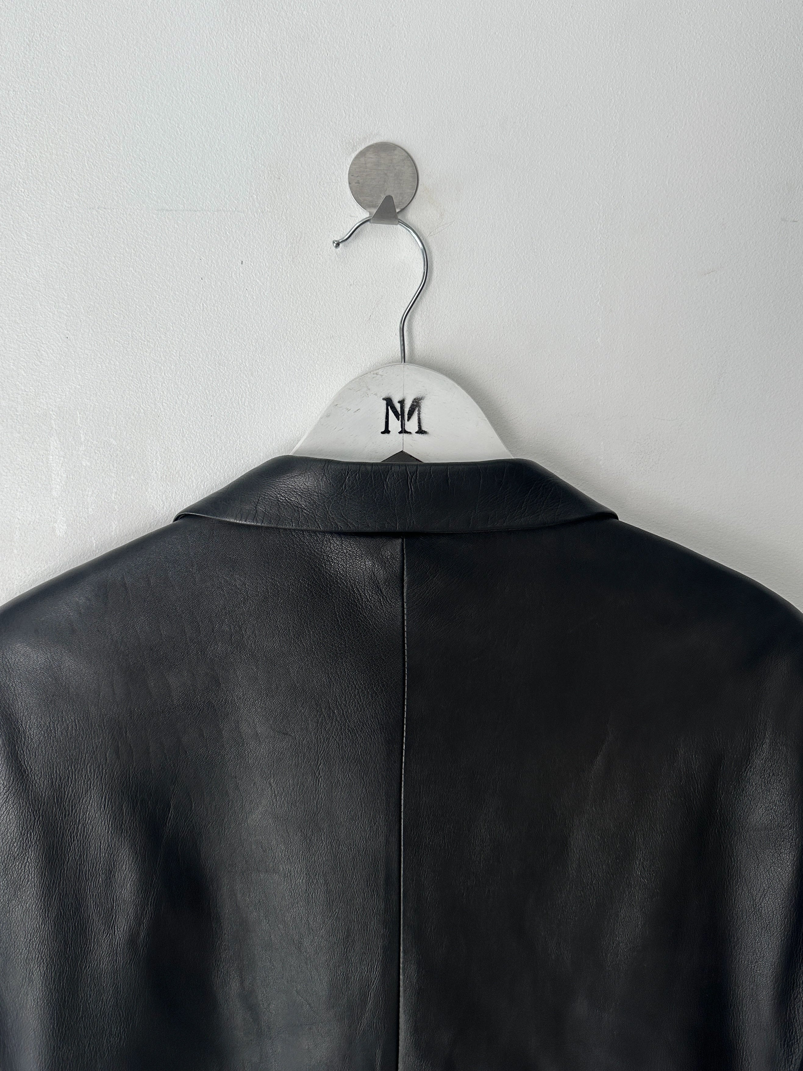 NICOLE FARHI - F/W 2005 SOFT LEATHER BLAZER