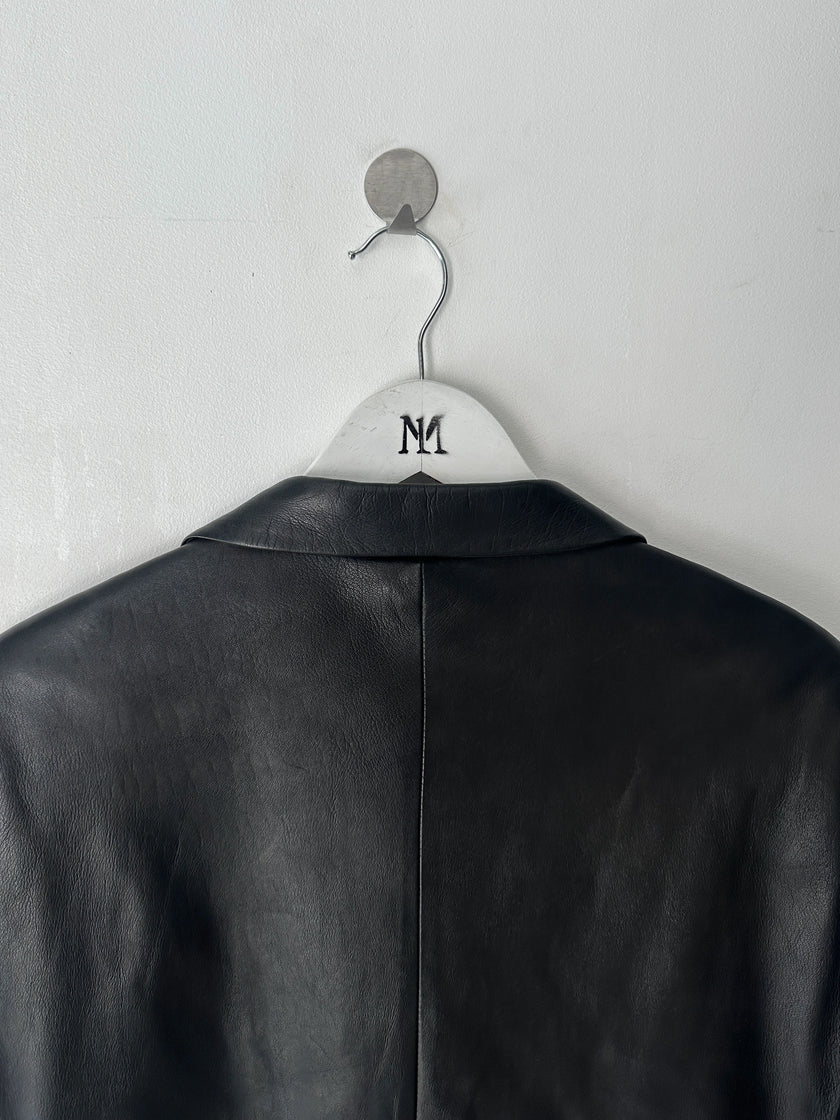 NICOLE FARHI - F/W 2005 SOFT LEATHER BLAZER