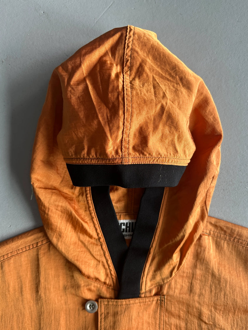 MICHIKO KOSHINO - 1990s CROPPED FIT NYLON BOMBER JACKET