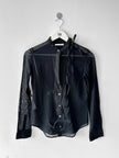 HUSSEIN CHALAYAN - S/S 2002 SEMI TRANSPARENT SHIRT