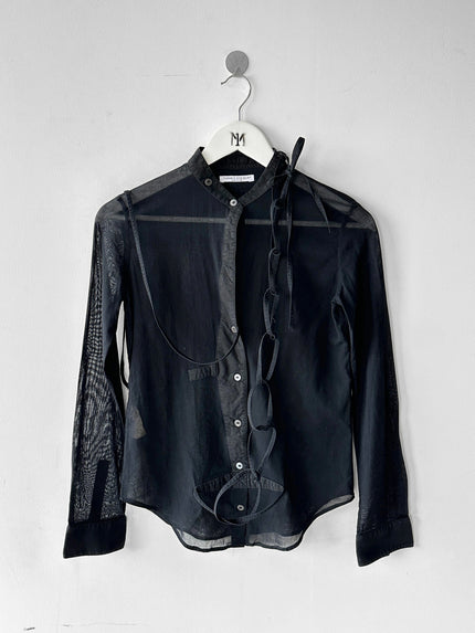 HUSSEIN CHALAYAN - S/S 2002 SEMI TRANSPARENT SHIRT