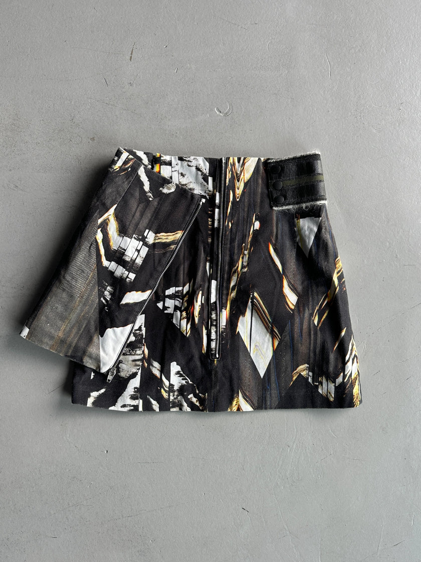 KENZO - F/W 2014 ZIPPED PANEL MINI SKIRT