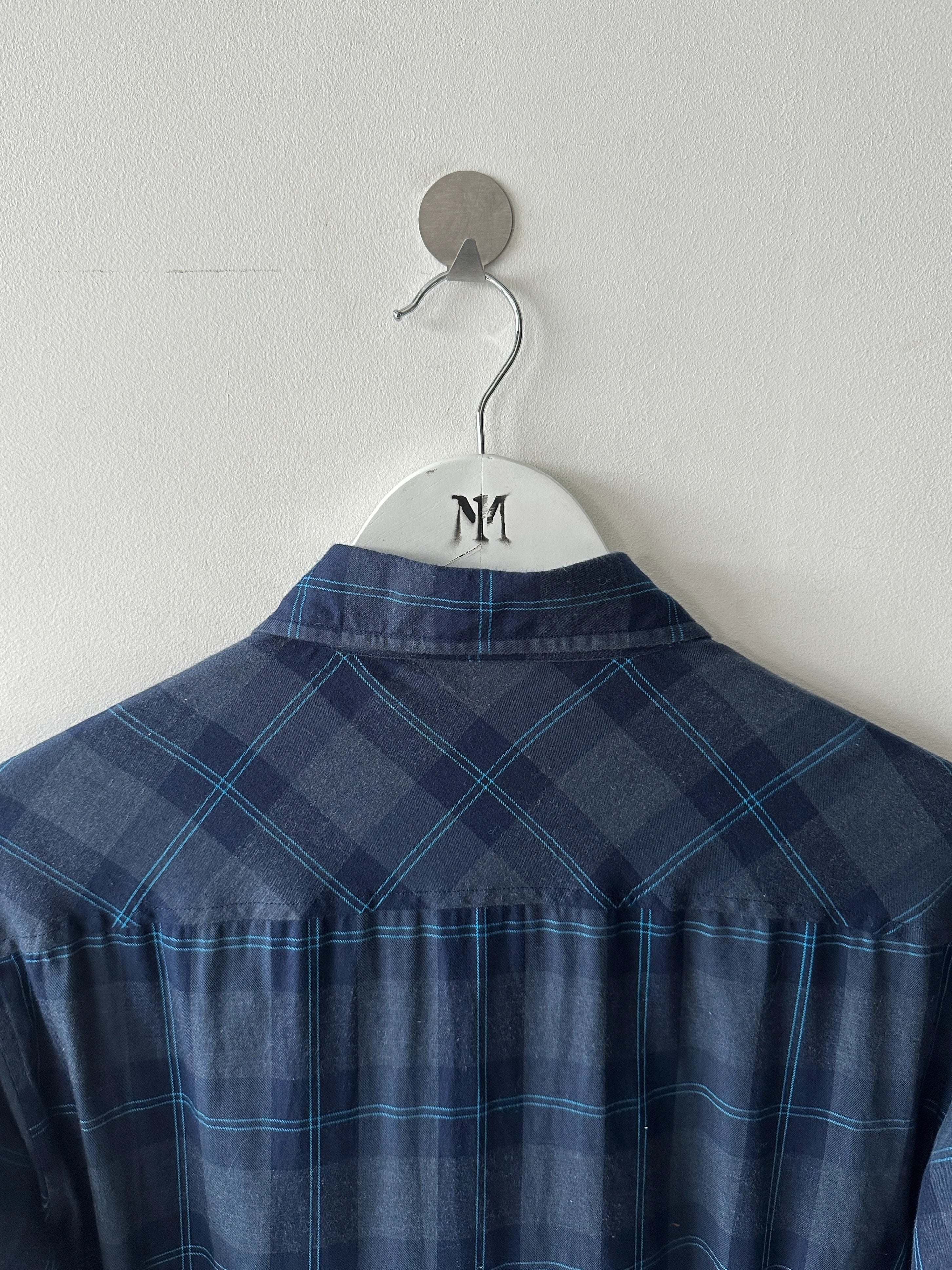 VIVIENNE WESTWOOD - 2000s PLAID SHIRT WITH ASYMMETRICAL PANEL