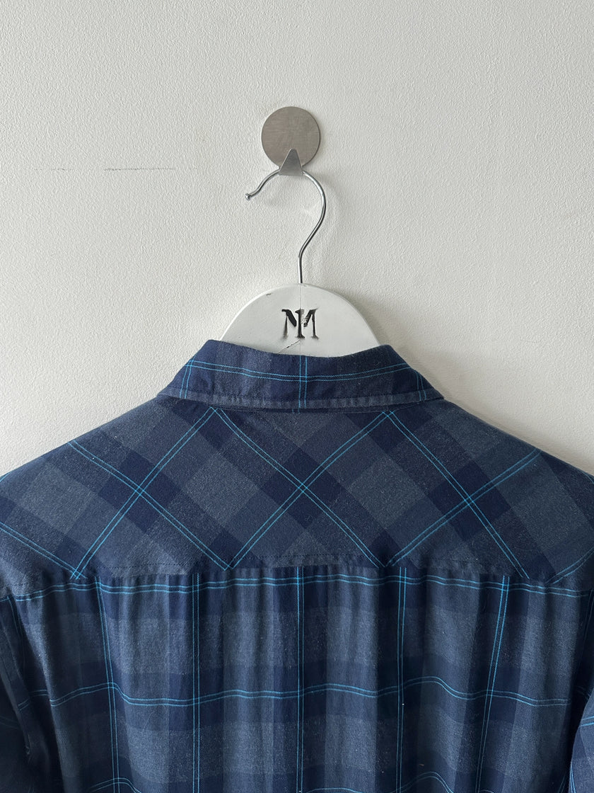 VIVIENNE WESTWOOD - 2000s PLAID SHIRT WITH ASYMMETRICAL PANEL
