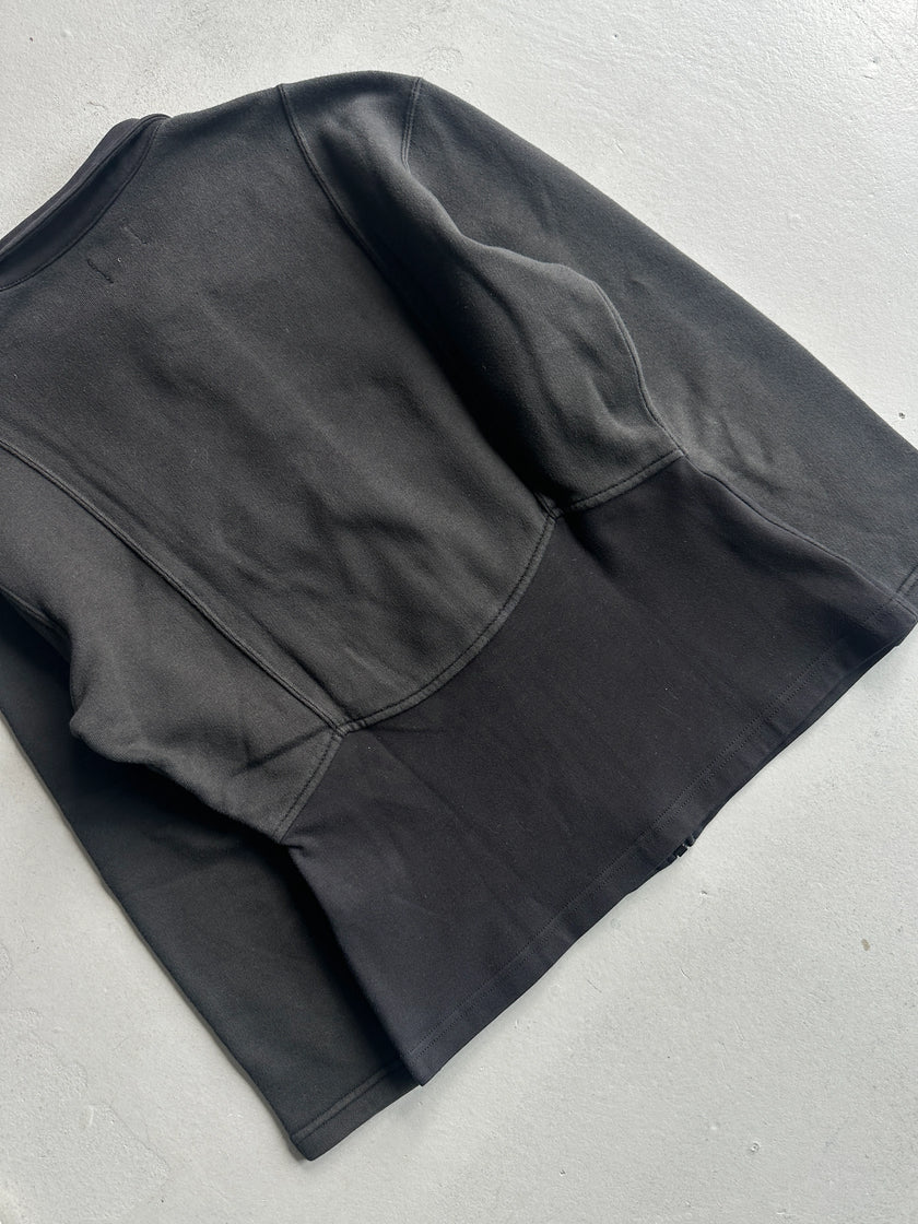 ICEBERG - 1990s PANELED FITTED WAIST SWEATER CARDIGAN