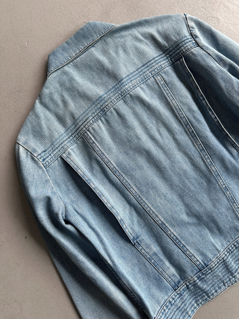 VERSACE JEANS COUTURE - 2000s CROP FIT DENIM JACKET