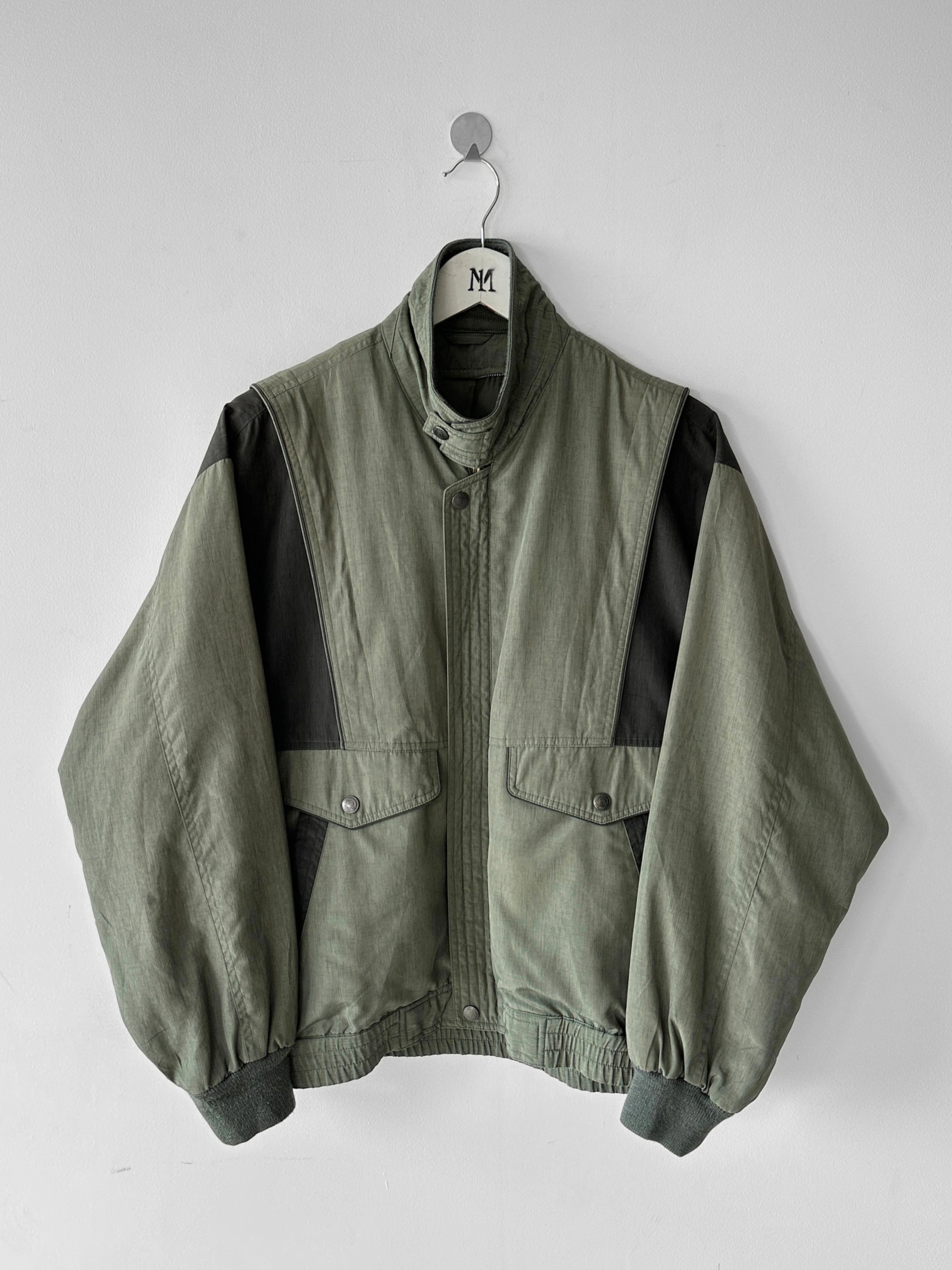 1990s COLOUR BLOCK BOMBER JACKET