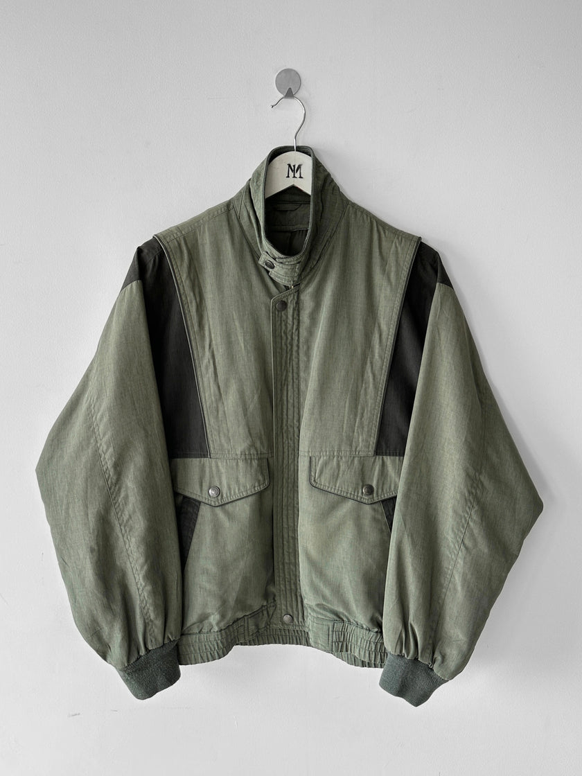 1990s COLOUR BLOCK BOMBER JACKET