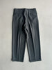 1990s FRONT PLEATS TAILORED TROUSERS WITH TURN UP HEMS