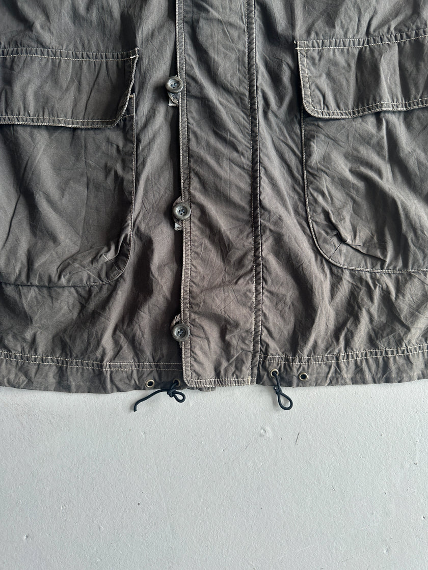 ISSEY MIYAKE HAI SPORTING GEAR - 1980s OVERSIZED PARKA JACKET