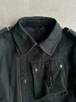 ANDREW MACKENZIE - 2000s ASYMMETRICAL ZIP CARGO JACKET