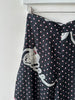LOEWE - S/S 2018 POLKA DOT CULOTTES TROUSERS WITH SIDE PLEATS