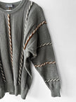 ISSEY MIYAKE -  circa 1984 OVERSIZED JUMPER WITH 3D KNIT DETAILING