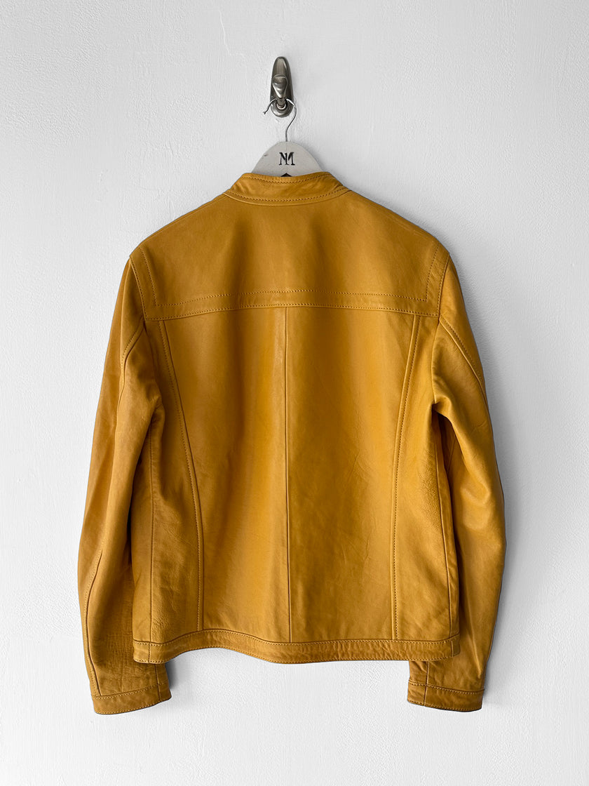 DIRK BIKKEMBERGS - S/S 2015 LEATHER BIKER JACKET
