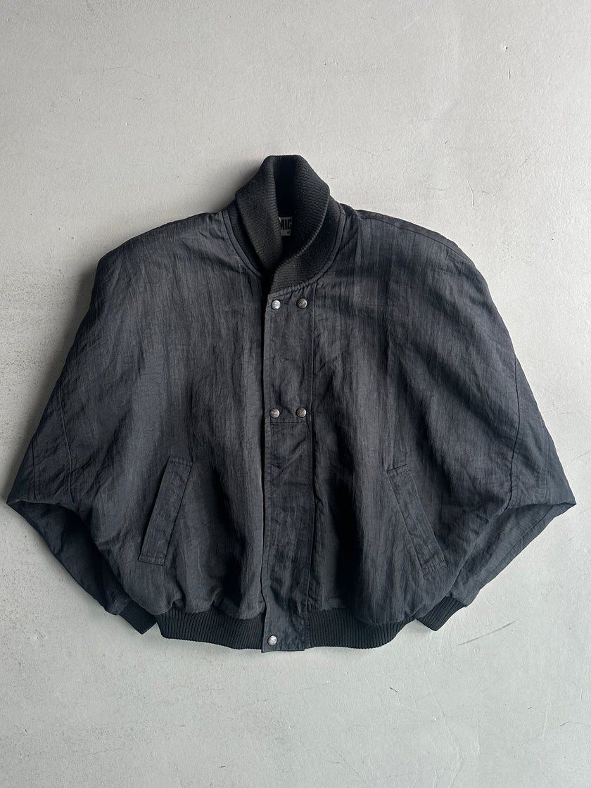 MICHIKO KOSHINO - 1990s BOXY FIT PADDED SHOULDERS NYLON JACKET