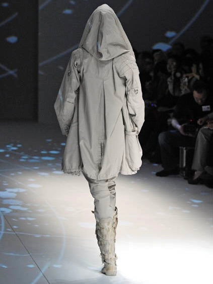 MARITHÉ + FRANÇOIS GIRBAUD - F/W 2008 RUCHED FRONT ADJUSTABLE JACKET