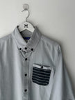 JUNYA WATANABE COMME DES GARÇONS - S/S 2005 CONTRAST BACK PANEL LONG SLEEVE SHIRT