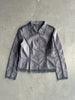 HIROKO KOSHINO BIS - 2000s TEXTURED PART CYBER MESH JACKET