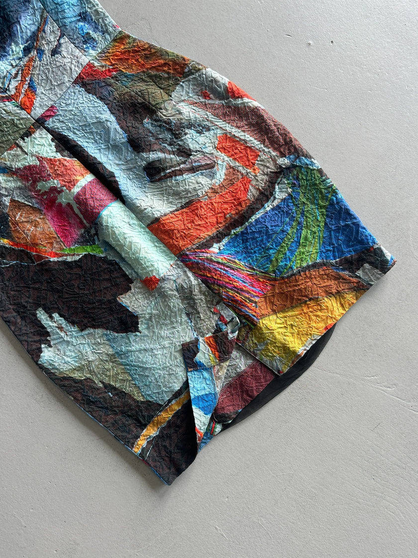 HUSSEIN CHALAYAN - F/W 2013 ABSTRACT PRINT SHEAT DRESS