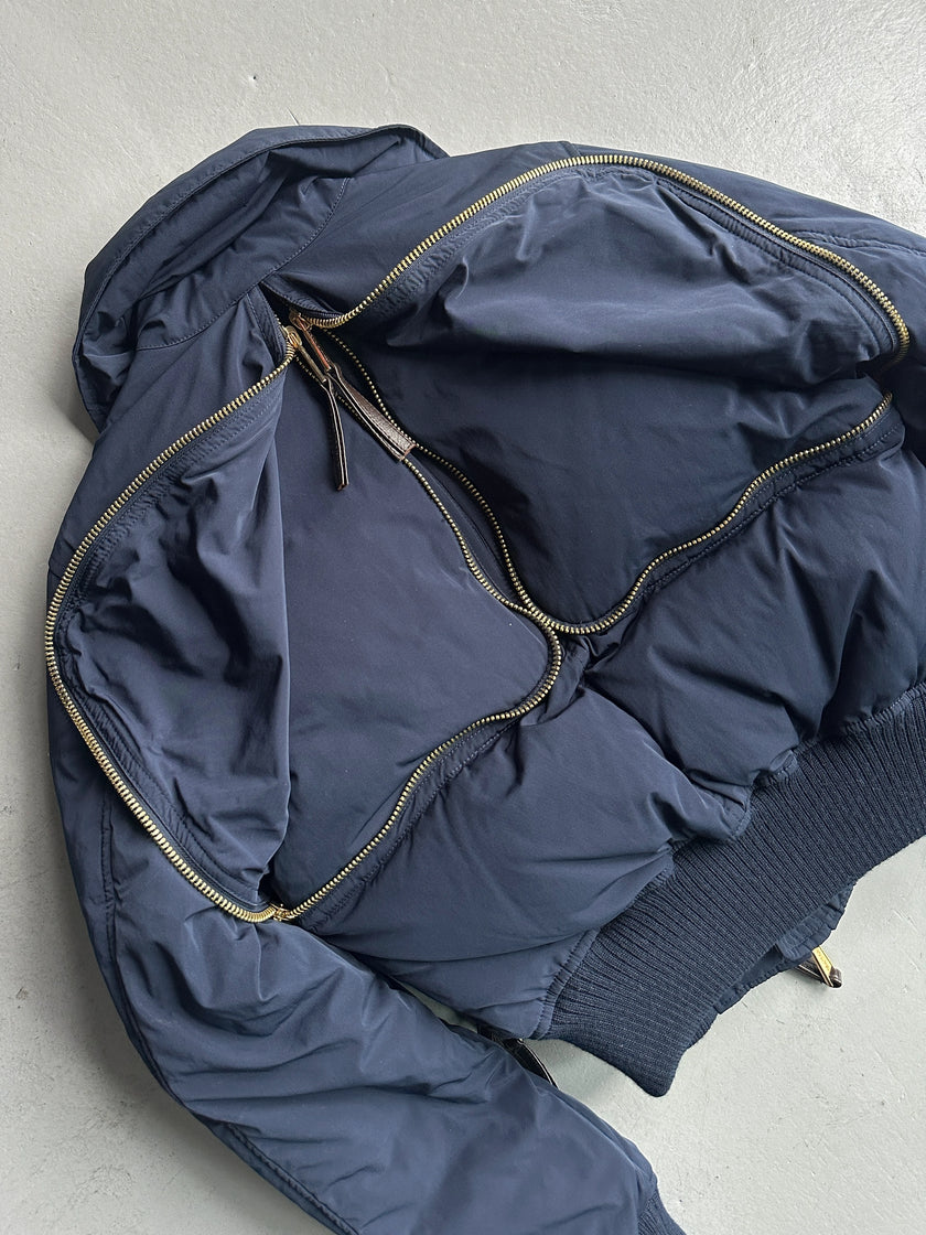 DSQUARED2 - F/W 2009 CROP FIT MULTI ZIP PUFFER BOMBER JACKET