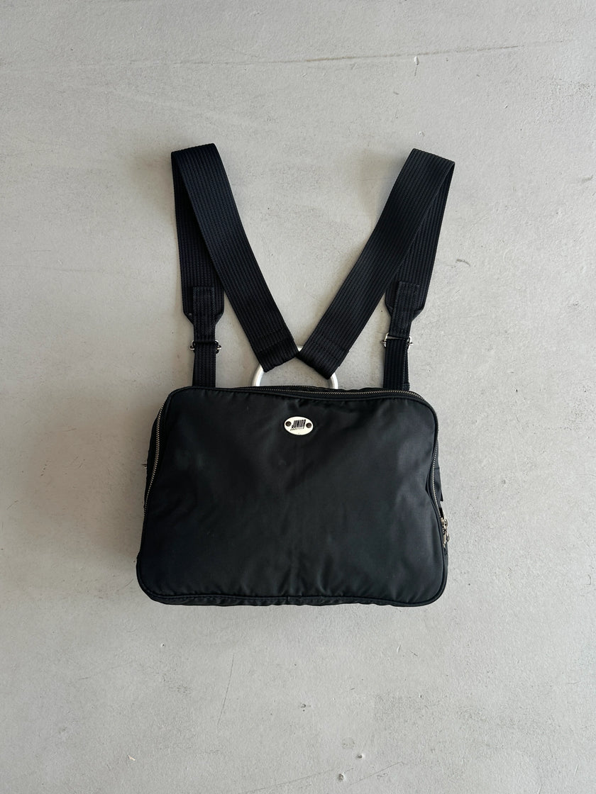 JEAN PAUL GAULTIER JUNIOR - 1990s RECTANGULAR NYLON BACKPACK