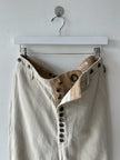 KAPITAL - 1990s LOW CROTCH  TROUSERS WITH WOVEN WAIST PANEL