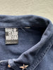 CLAUDE MONTANA - 1990s DECONSTRUCTED CROP FIT JACKET WITH STAR STUDS