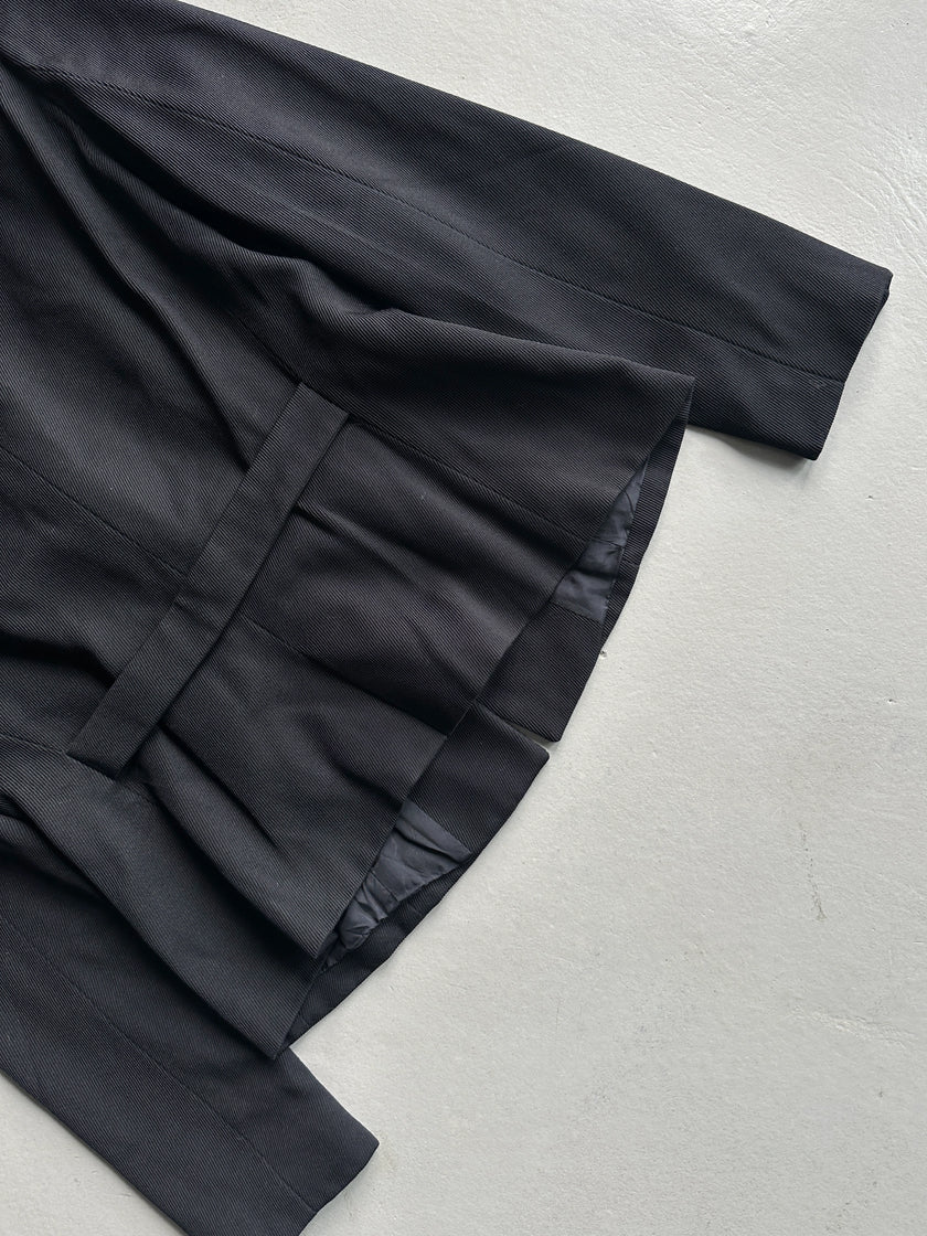 EMPORIO ARMANI - 1990s TEXTURED BLAZER WITH CINCHED WAIST