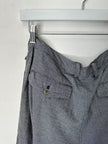 YOHJI YAMAMOTO - S/S 1999 STRIPED TROUSERS WITH ADJUSTABLE TIE HEMS