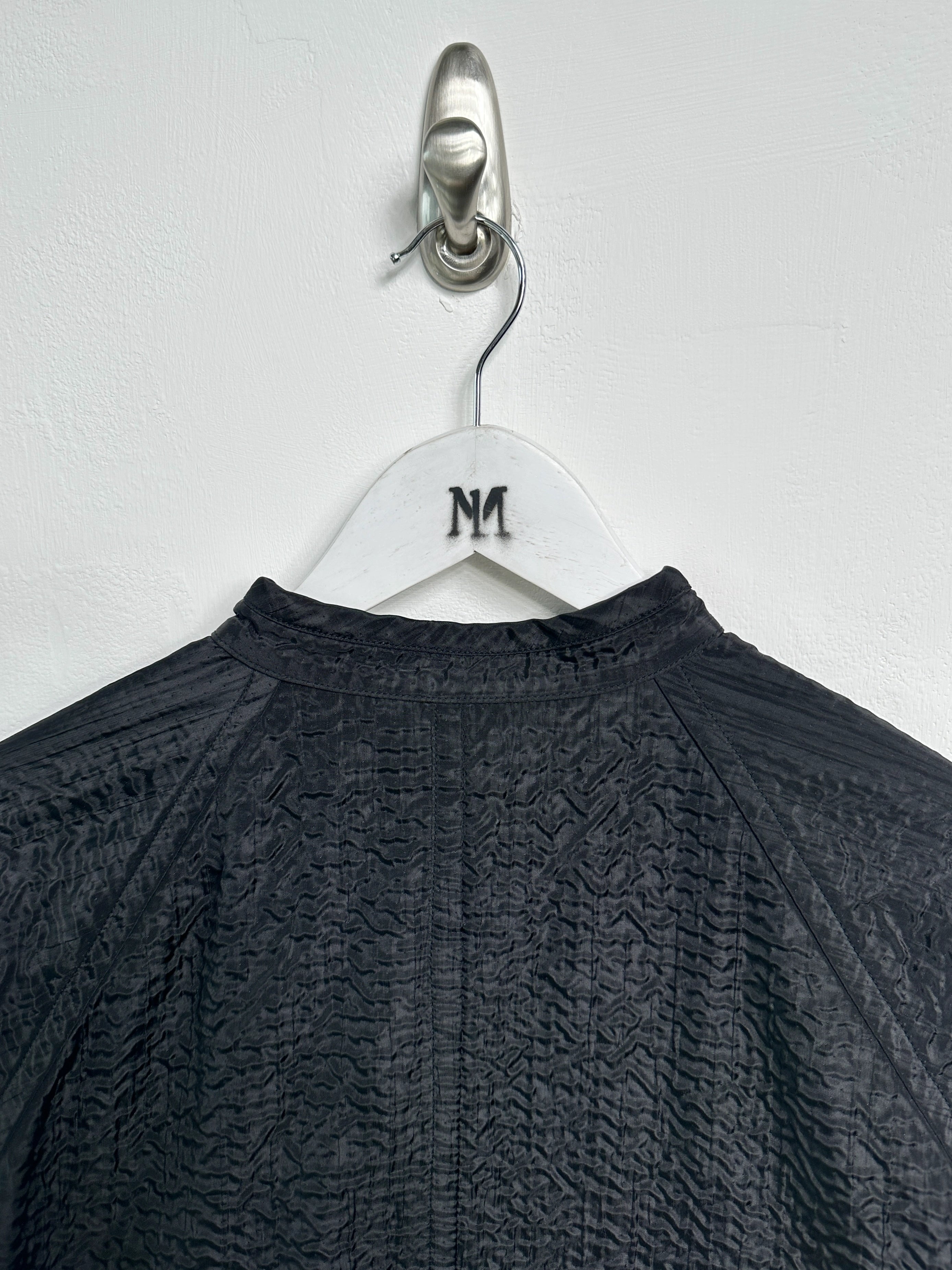 ISSEY MIYAKE PLANTATION - 1990s FROG CLOSURE TEXTURED JACKET