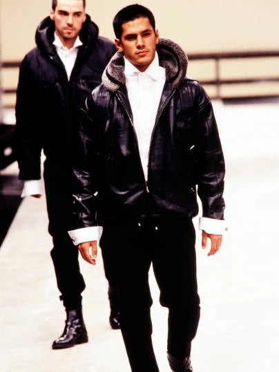 GIANFRANCO FERRÉ 1994 BACKPACK LEATHER JACKET