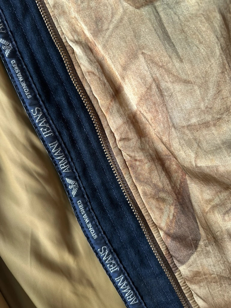 ARMANI JEANS - F/W 1988 STONE WASHED BOMBER JACKET