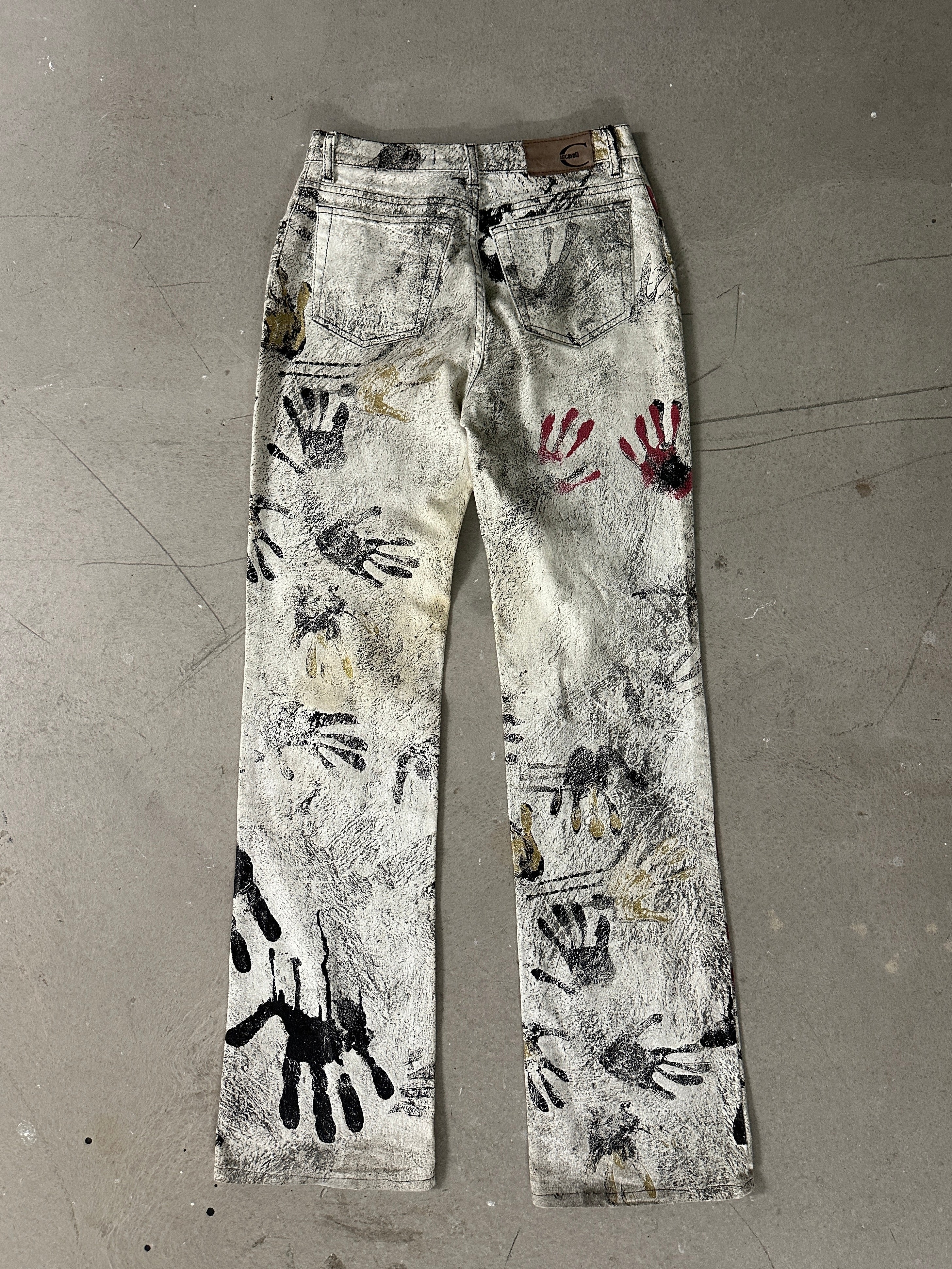 JUST CAVALLI - 2000s PRINTED JEANS