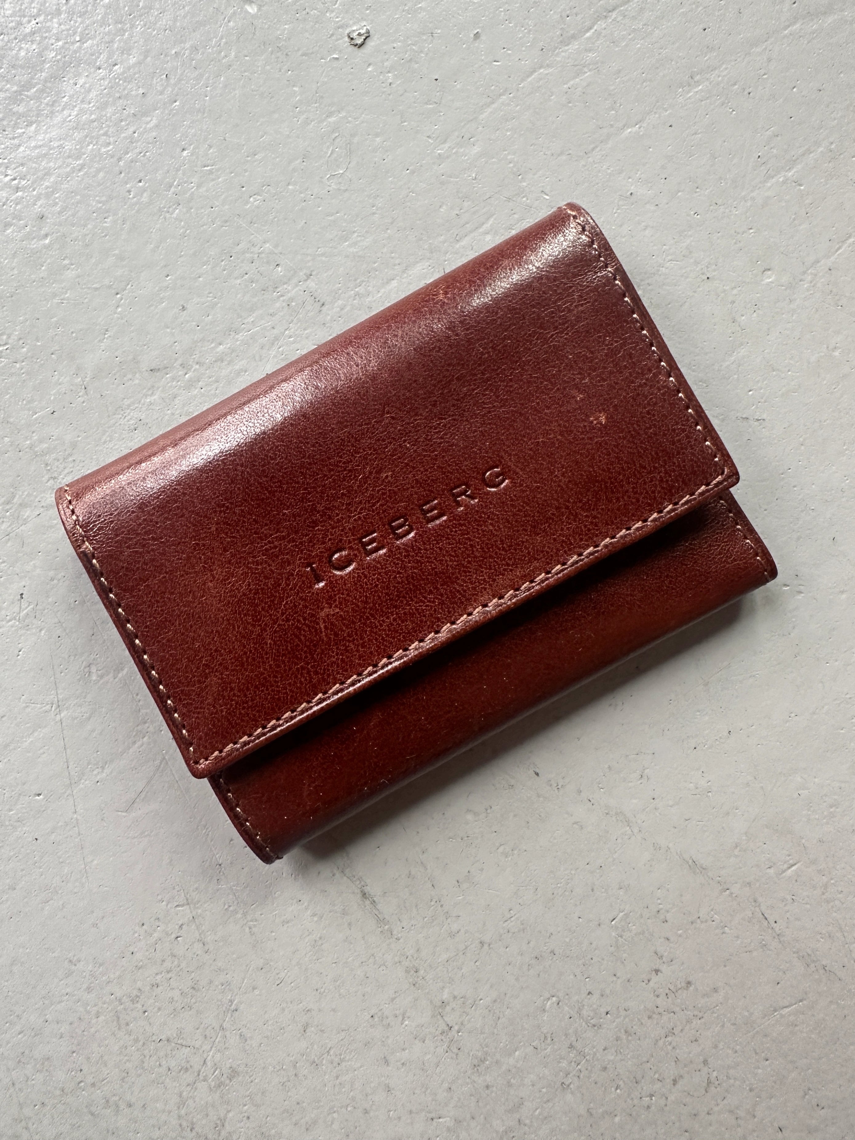 ICEBERG - 1990s LEATHER KEY HOLDER