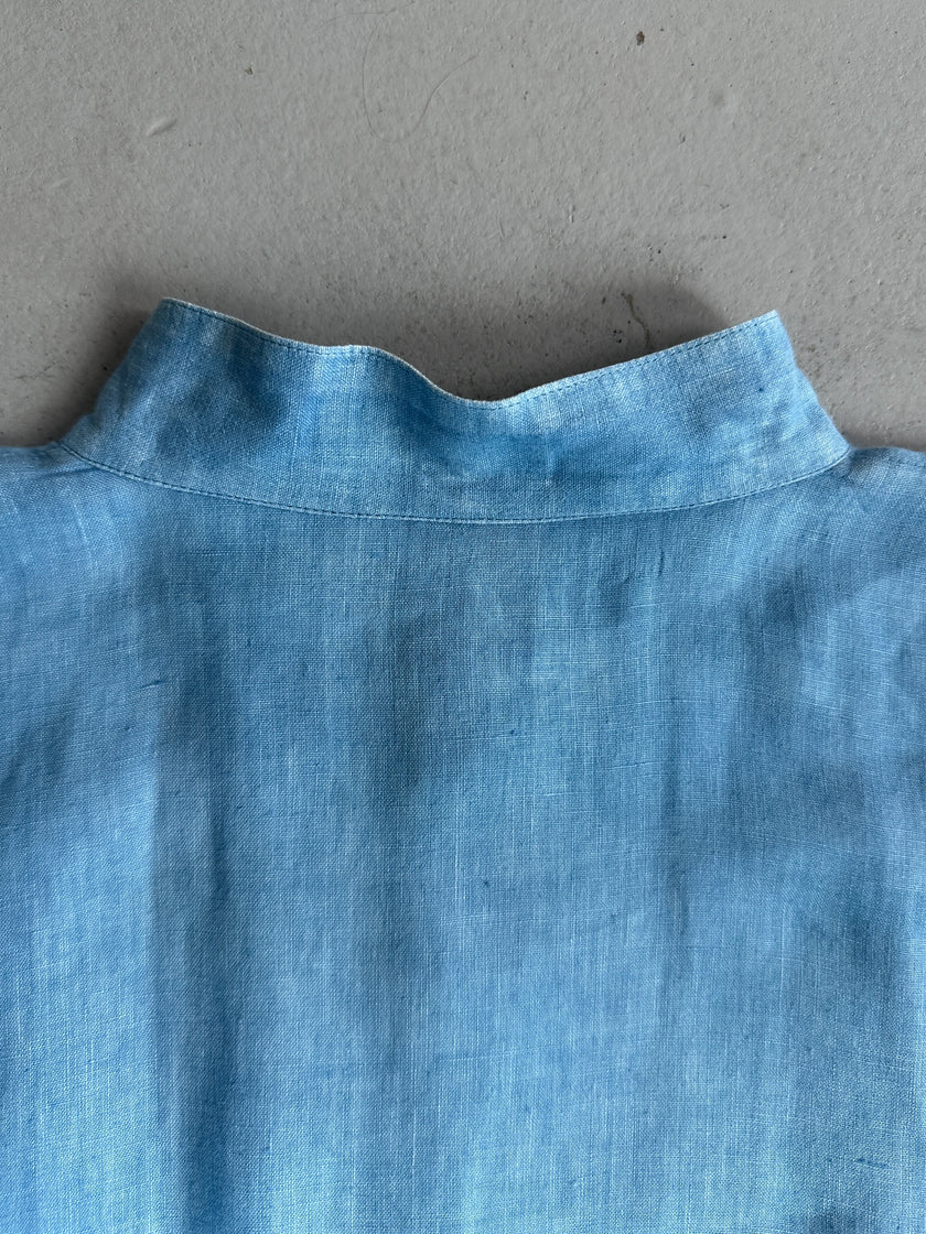 ESKANDAR - 1990s LONG SLEEVE OVERSIZED LINEN SHIRT