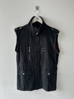 SEMANTIC DESIGN - 2000s 2 IN 1 PINSTRIPED JACKET GILET